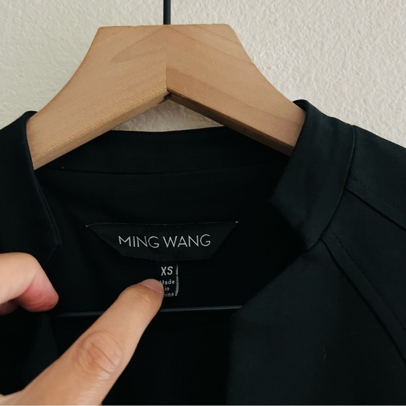 MING Wang Women's Black Blazer Jacket Size XS - Picture 6 of 6